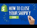 How To Cancel Your Shopify Subscription | Close Shopify Store