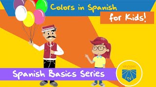 Colors in Spanish for Kids | Spanish Academy TV