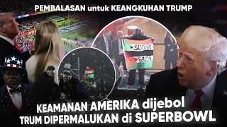 Acara terbesar AMERIKA dikejutkan bendera Palestina ‘Trump dibuat malu’ Dunia Melawan AS