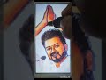 #thalapathy #stencilart  #art #shorts #ytshorts #trending #viralvideo #tamil#manasilaayo#tvk #sketch