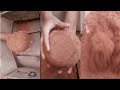 ASMR red dirt dry box crumbling satisfying or not?Hope so u love it/ Don't forget to like&subscribe