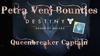 QUEENBREAKER CAPTAIN Petra Venj--Wanted Bounty-- Destiny House of Wolves