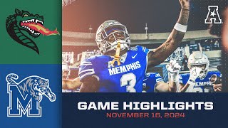 Game Highlights: UAB vs Memphis Football (Nov. 16, 2024)