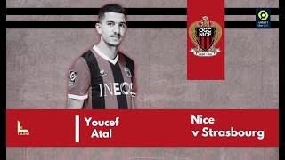 Youcef Atal vs Strasbourg | 2023