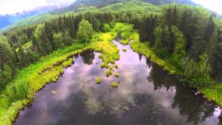 DJI Phantom GoPro Aerial Drone footage of Pure Alaska 2014