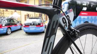 Garmin Sharp head mechanic Geoff Brown on the Cervelo S3