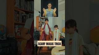 Scarf Trick Learning | Scarf Through Neck Magic Trick Tutorial for Kids
