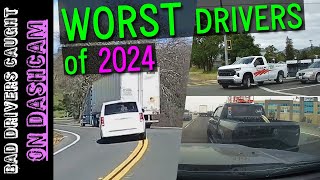 WORST DRIVERS of 2024 Compilation [STUPID PEOPLE, Close Calls \u0026 Crazy Driving Fails in USA]