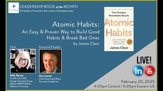 Leadership Book of the Month: Atomic Habits by James Clear