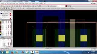 Layout of Inverter in Cadence Virtuoso,90 nm-Part1