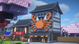 Minecraft : How to Build a Crab Restaurant 🦀