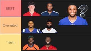 Ranking Every NFL Running Back... (the Best NFL RB Tier List)