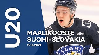 Maalikooste: Nuoret Leijonat iski 11 kiekkoa Slovakian verkkoon