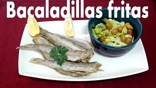 BACALADILLAS FRITAS CON LIMÓN (RICAS Y JUGOSAS)