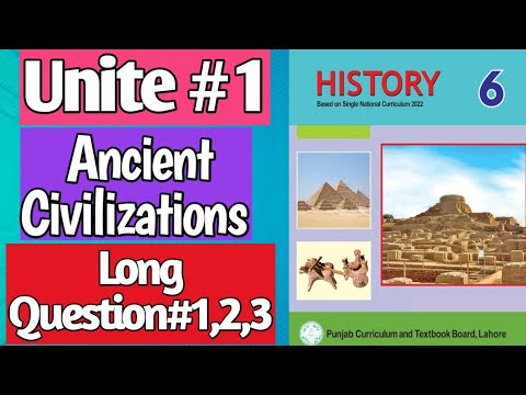 Class 6th History Chapter#1 Exercise Long Question#1,2,3|Class History ...