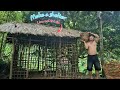 Primitive Technology - Making Shelters, Weaving Baskets from Forest Vines