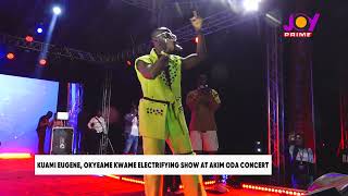 Kuami Eugene, Okyeame Kwame's electrifying performance at Akim Oda Concert