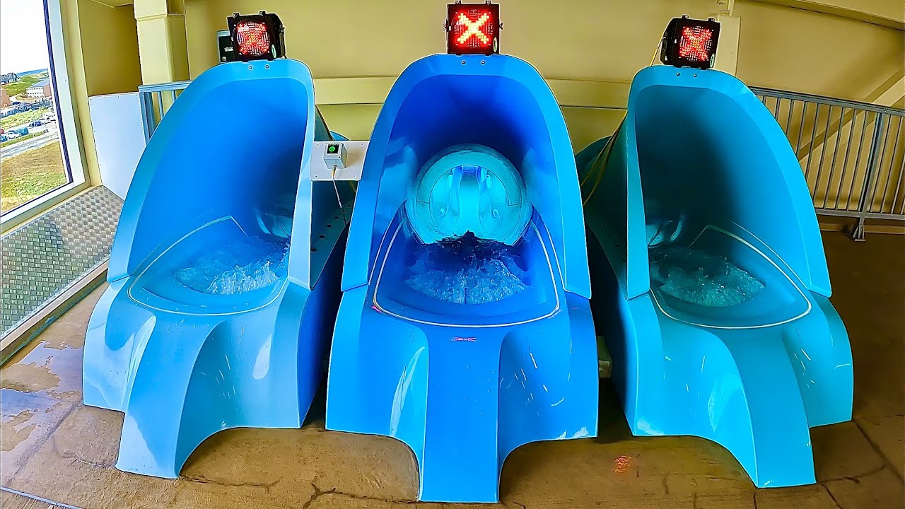 Proslide S Racing Water Slide At Lalandia Søndervig Youtube