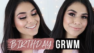 BIRTHDAY GRWM | Zodiac Palette | GLOWY \u0026 FRESH DRUGSTORE GLAM MAKEUP