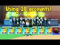 I Hatched 8 New Secret Pets Using 10 Accounts! - Mining Simulator 2 Roblox