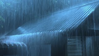 Super Heavy Rain with NON STOP Strong THUNDER & lighting for DEEP SLEEP at Night-HIGH QUALITY SOUND