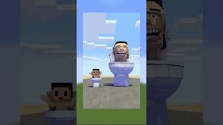 Skibidi Toilet in Minecraft 😱 #shorts