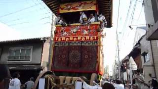 京都祇園祭 2008年 南観音山 曳初め（３）