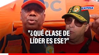 🔴🔵¿Qué clase de líder es?: Indeci responde a comandante Panizo por posible retiro de bomberos