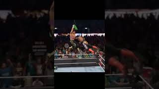 Rey Mysterio Flying Spear To Eddie Guerrero In Ladder Match In WWE 2K22