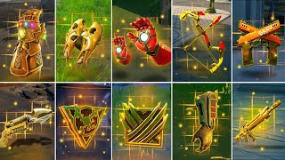 Evolution of All Mythic Weapons, Items & Bosses - Fortnite Chapter 1 Season 1 to Chapter 2 Season 7