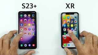 Samsung S23 Plus vs iPhone XR | SPEED TEST