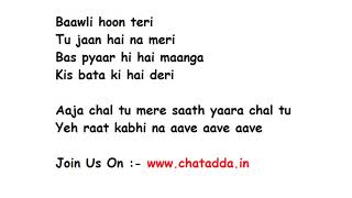 AKH LAD JAAVE Full Song Lyrics Movie – Loveratri | Badshah | Asees Kaur
