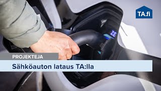 Sähköauton lataus TA:lla