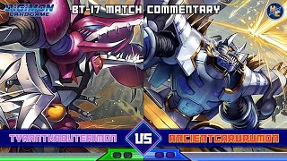 TyrantKabuterimon vs AncientGarurumon — BT-17 Matchplay Commentary