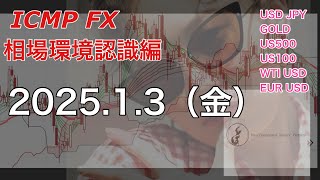 ICMP FX 相場環境認識編　2025.1.3（金）