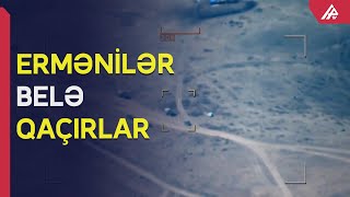 Erməni əsgərlər postları qoyub belə qaçırlar – APA TV