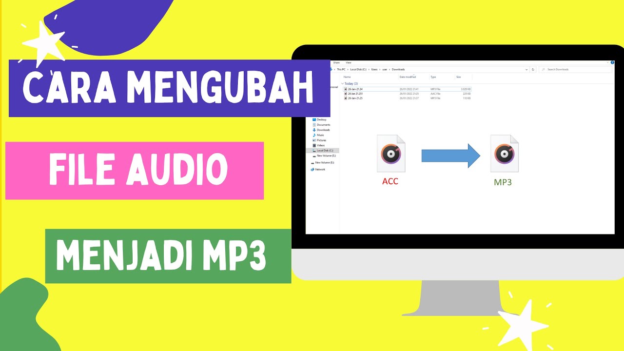 Cara Mengubah Audio Menjadi MP3 - YouTube