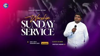 🔴🅻🅸🆅🅴 SUNDAY SERVICE | Pr.Sherin | Pr.Andrew | JCC CHURCH Vattam