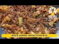 Resepi sambal nenas ikan bilis