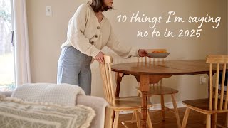 10 Things I'm NOT BUYING in 2025 💰 | Minimalism, Intentional Living + Saving Money