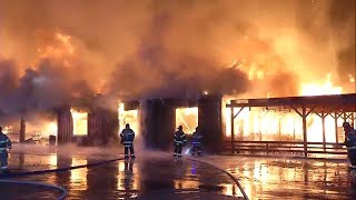 Fire destroys Willey Farms in Townsend, Delaware