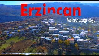 Erzincan Kemah Maksutuşağı köyü hava cekimi