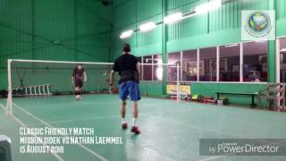 Classic friendly match between Misbun Sidek vs Nathan Laemmel