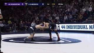 125 LBS: #8 Michael DeAugustino (Northwestern) vs. Brandon Meredith (Penn State)| 2020 B1G Wrestling