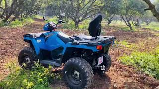 My new Polaris sportsman 570 tractor. In my farm