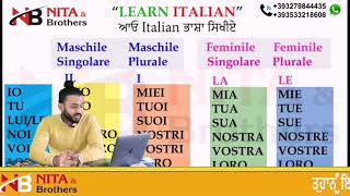 MIO - TUO - SUO |Learn Italian with Nita and brothers