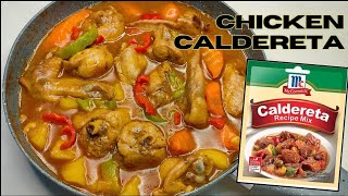 CHICKEN CALDERATA WITH MCCORMICK CALDERETA RECIPE | QUICK AND EASY CALDERETA RECIPE