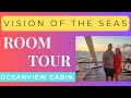 Vision of the Seas Oceanview Cabin Tour 2024