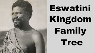 Dlamini dynasty/Eswatini kingdom family tree from mkhulunkosi to Mswati III