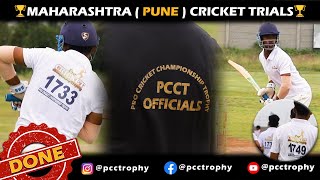 PCCT Season-2 - Maharashtra Cricket Trials Done at CRICKET ACADEMY OF PATHANS, PUNE...